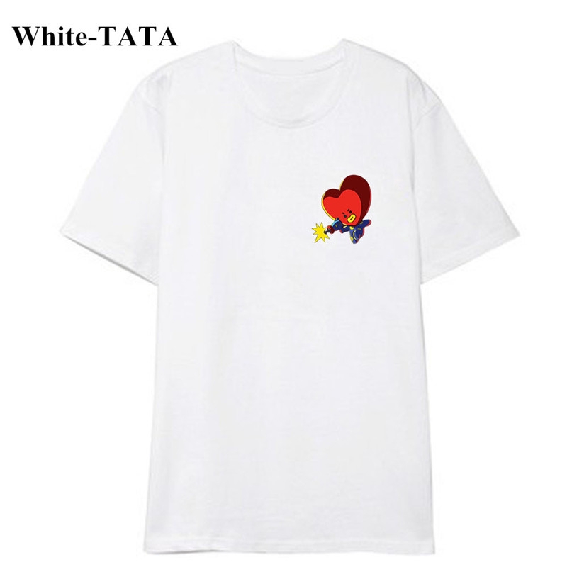 KPOP BT21 T- Shirt Korean version BTS Cartoon Leisure Shirt | BigBuy360 - bigbuy360.vn