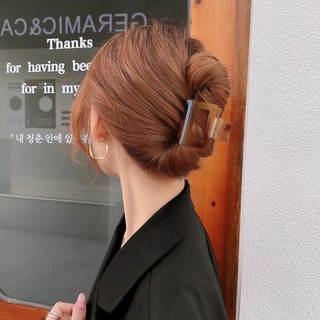 Kẹp tóc bằng Acrylic kiểu hình học thời trang cho nữ
