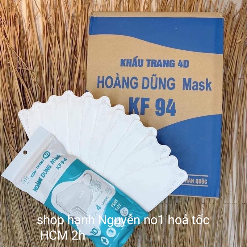 COMBO 150 CHIẾC  KHẨU TRANG  KF94   KHÁNG KHUẨN HÀN QUỐC 15 BỊCH BỊCH 10 CÁI