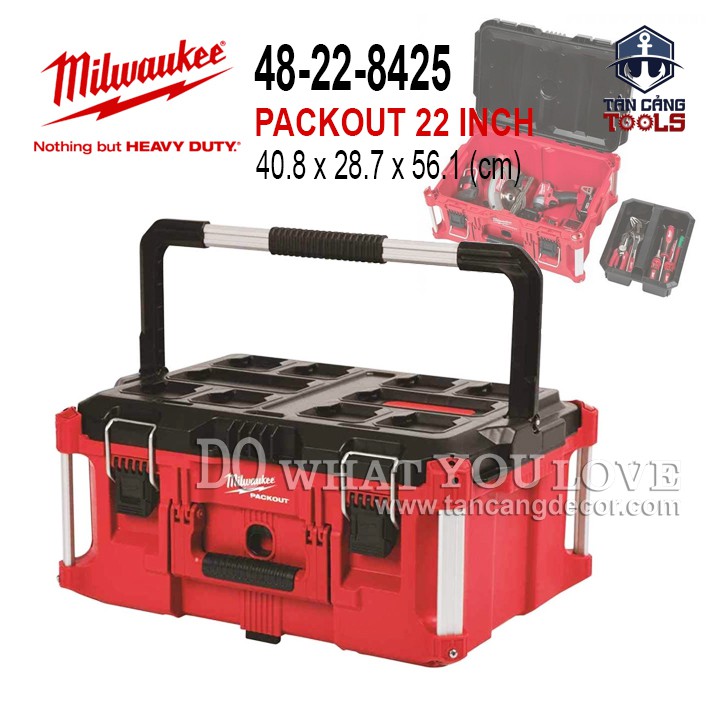 Thùng Đựng Đồ Nghề 22 Inches Milwaukee Packout 48-22-8425