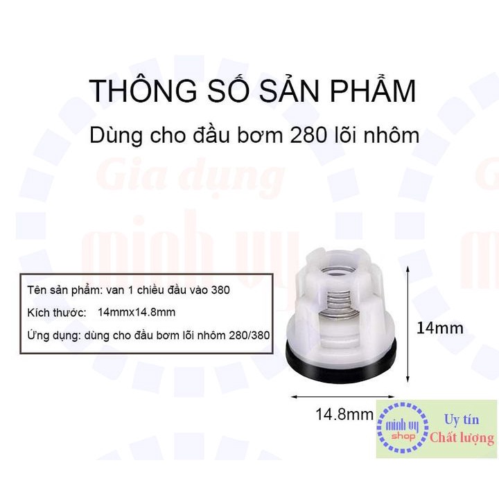Bộ 3 Van 1 chiều cho đầu bơm máy rửa xe 280/380