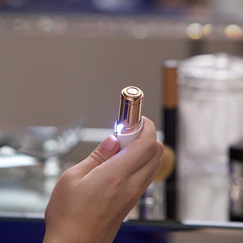 Máy Tẩy Lông Không Đau Hình Thỏi Son Tiện Dụng Cho Nữ