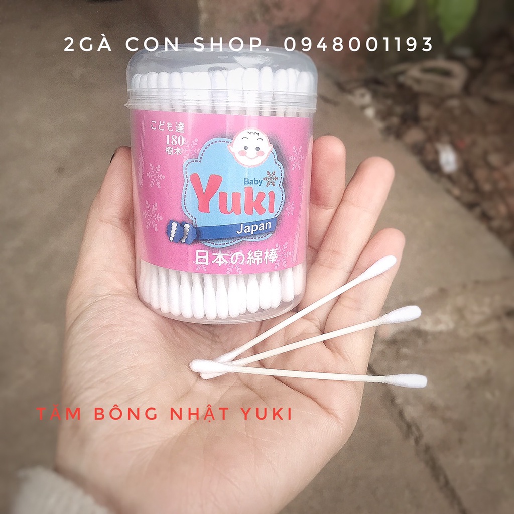 Tăm bông cho bé,Bông tăm trẻ em YuKi Nhật