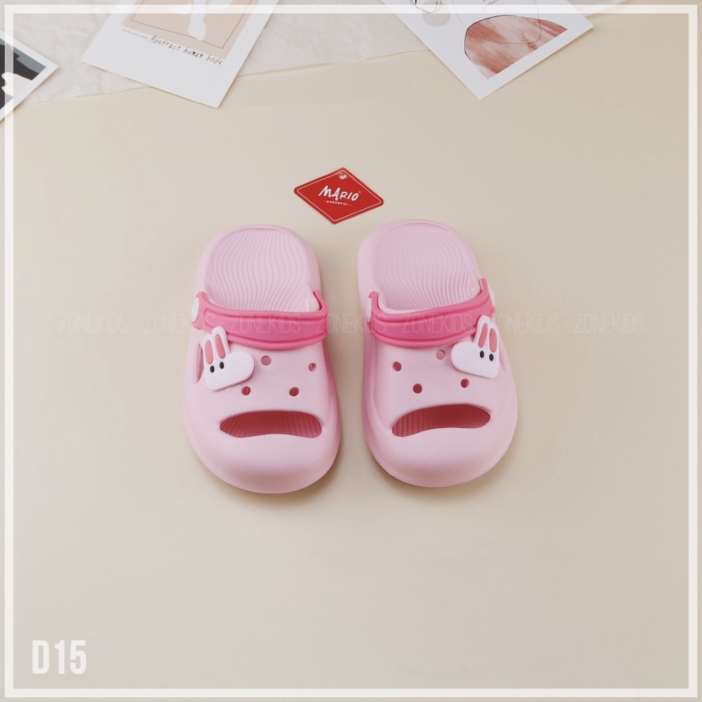 Dép sục hở mũi họa tiết con vật cho bé Zonekids - D15