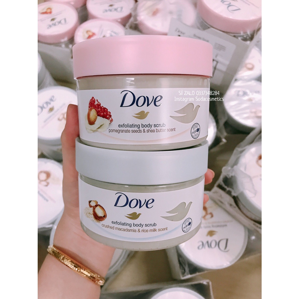 Tẩy Da Chết Toàn Thân, Body DOVE Creme Dusch Peeling