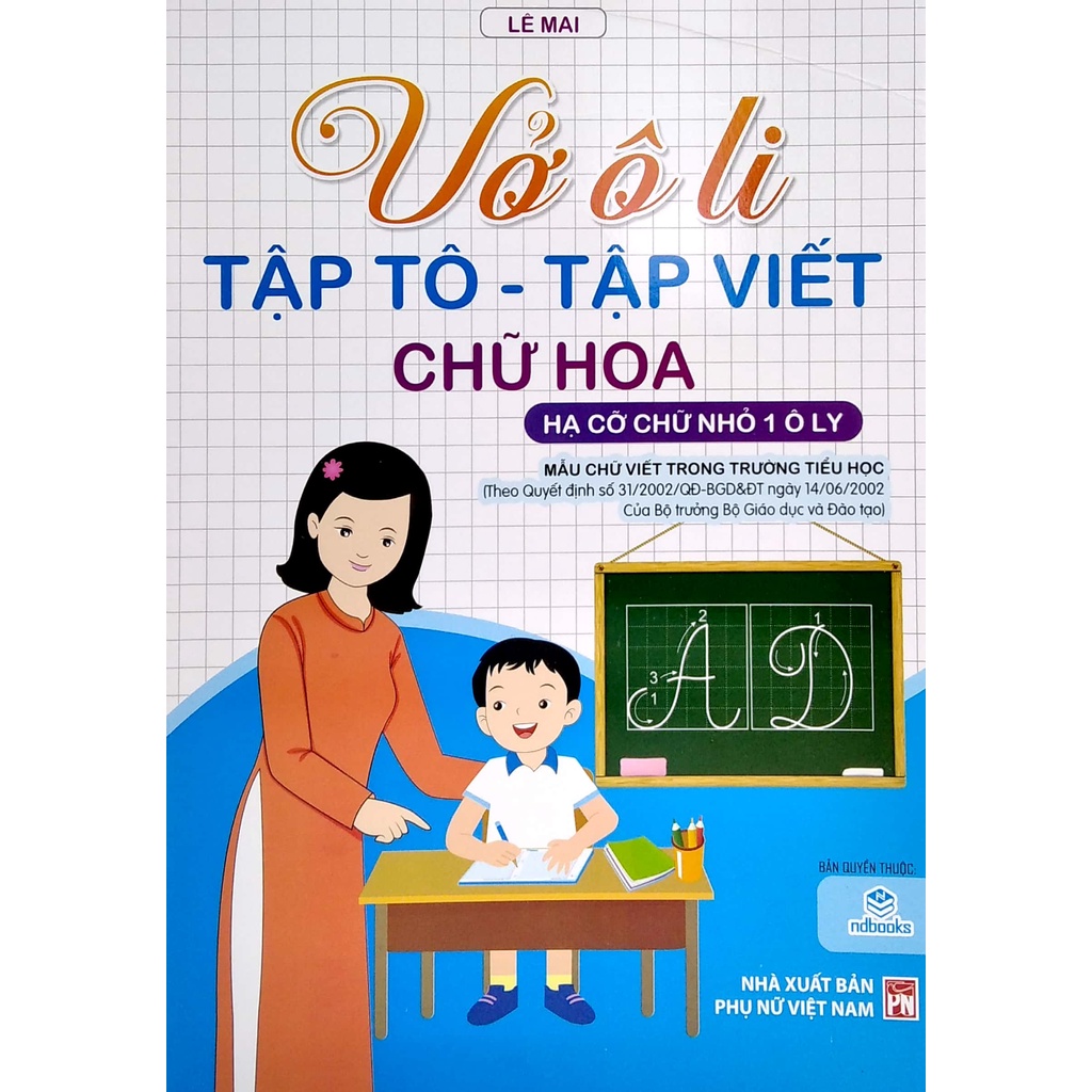 Sách Vở Ô Li - Tập Tô, Tập Viết Chữ Hoa