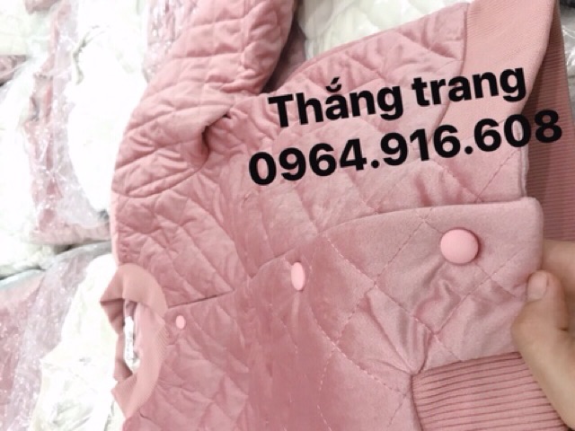Áo bomber nhung tuyết đẹp bao chất luôn ạ