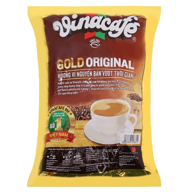 Cà phê sữa VinaCafé Gold Original 480g (24 gói x 20g) | BigBuy360 - bigbuy360.vn