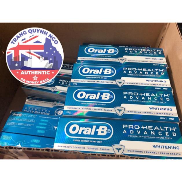 🎁Kem đánh trắng răng Oral-B whitening 110g🎁[ÚC]