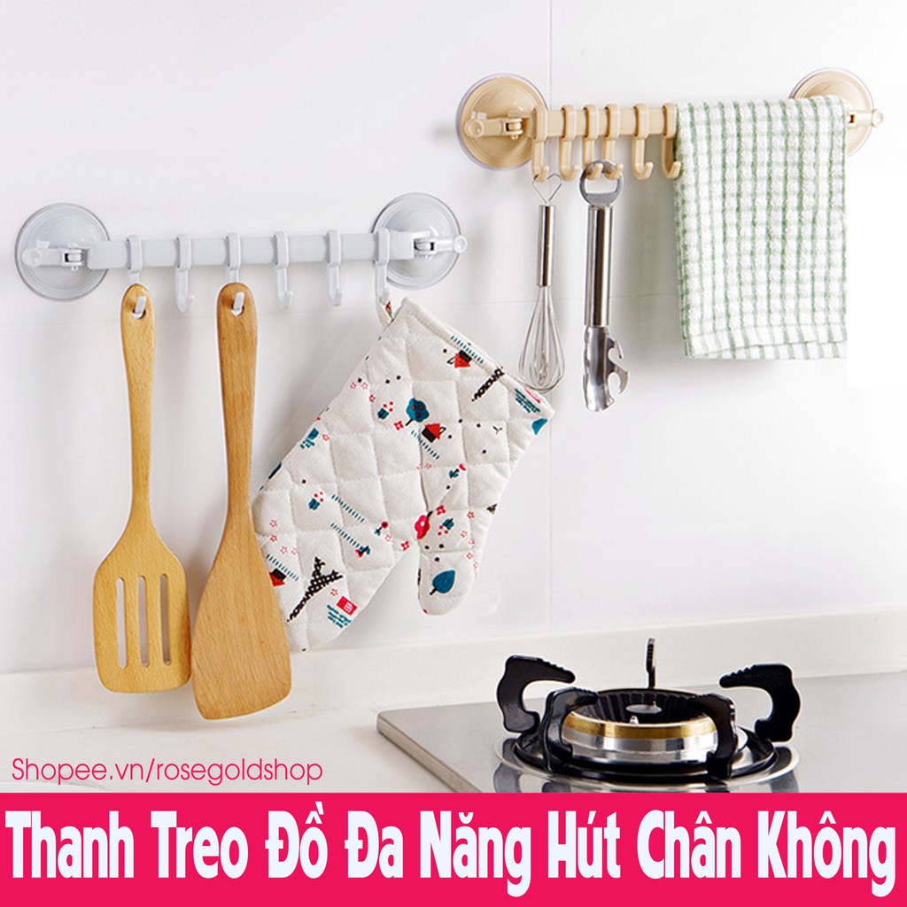 Thanh Treo Đồ Nhà Tắm, Nhà Bếp Hút Chân Không