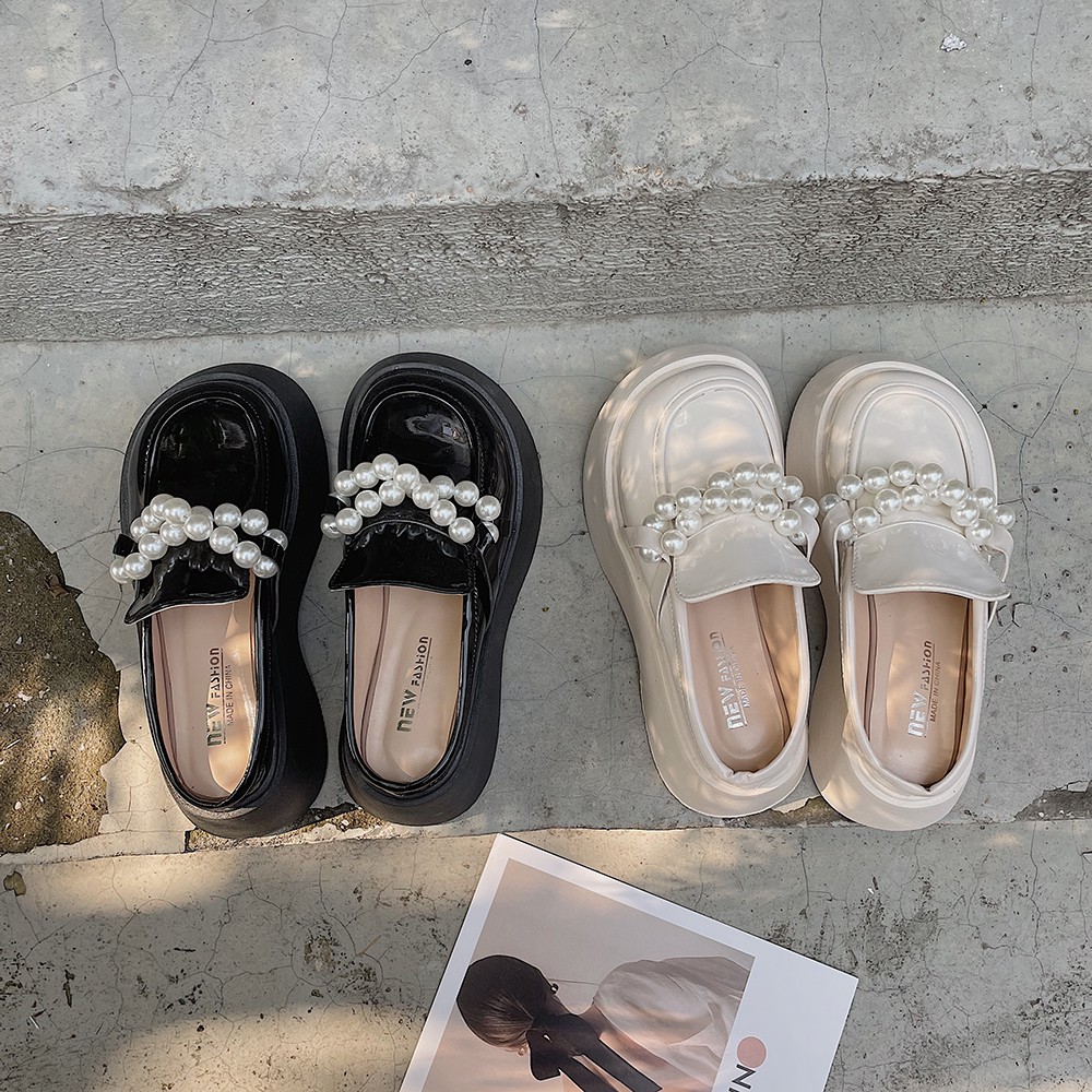 Giày sục nữ đế cao 4cm kiểu Hàn đế dày Ulzzang - US383