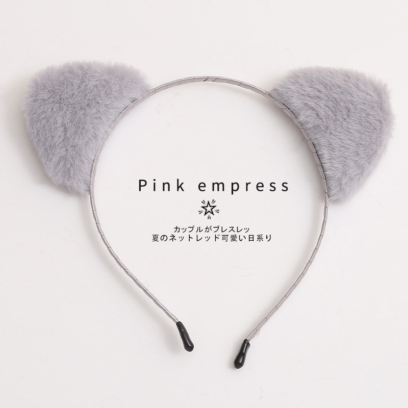 Băng đô cài tóc hình tai mèo phong cách Hàn Quốc đơn giản mới