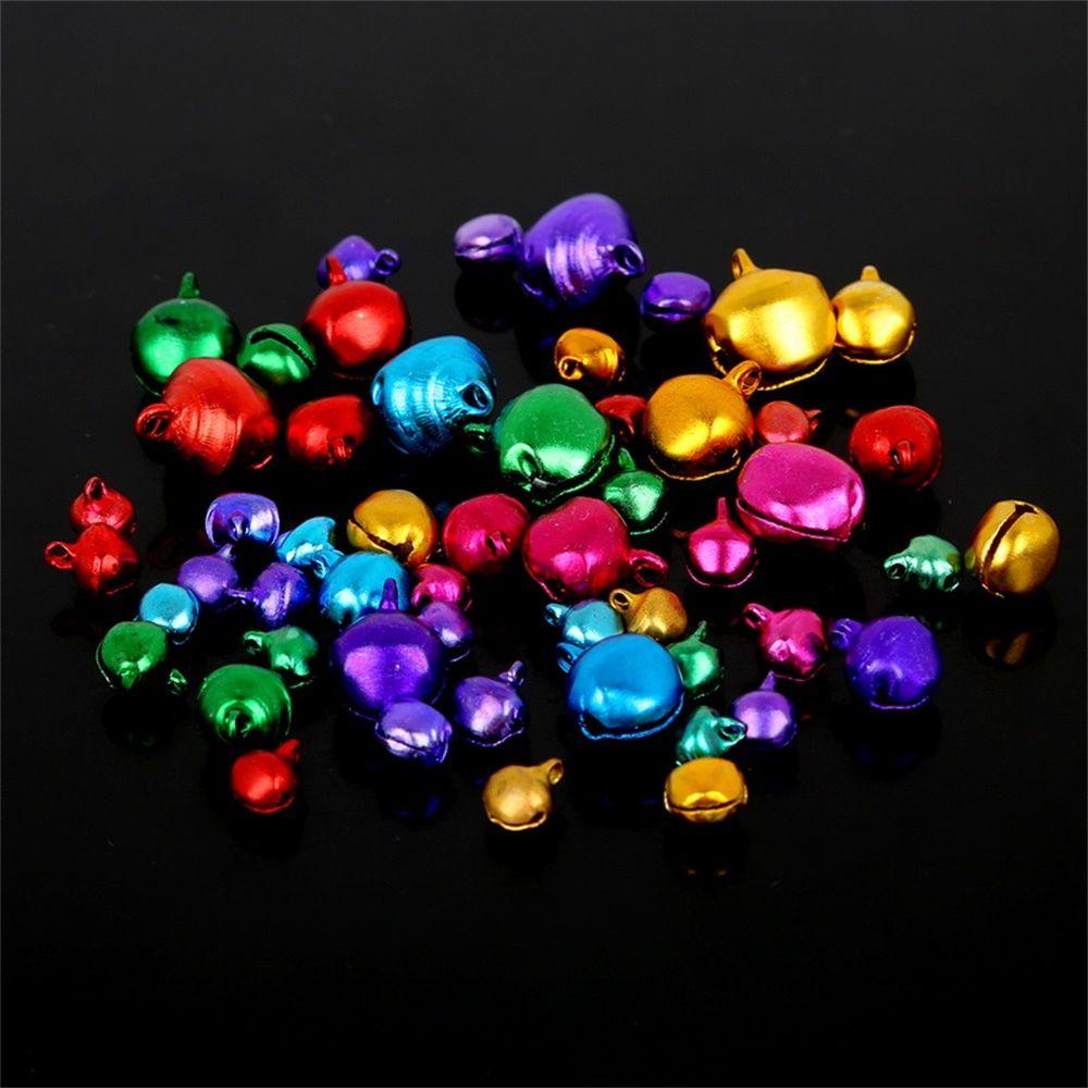 Set 50 Chuông Lắc Lư Bằng Nhựa Nhiều Màu|Quả Cầu Nhiều Màu Sắc Dùng Trang Trí Lễ Hội