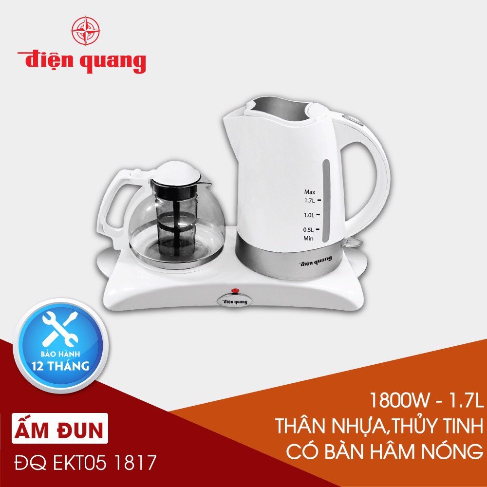 BỘ ẤM ĐUN SIÊU TỐC ĐIỆN QUANG LOẠI TỐT EKT05, bàn trà điện, phòng tiếp khách sang trọng, bình trà giữ nhiệt nóng, xịn