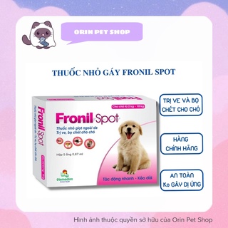 Nhỏ Gáy Phòng Và Trị Ve Rận Bọ Chét Cho Chó Fronil Spot