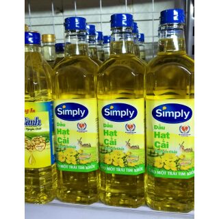Dầu Simple hạt cải 1 Lít