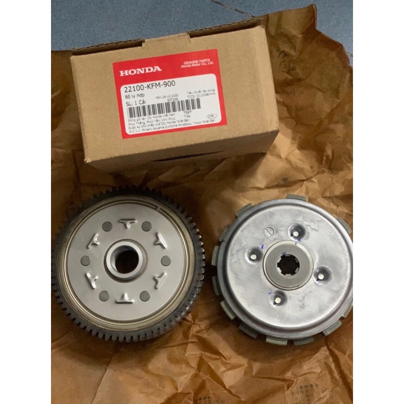 Bộ nồi sau Wave anpha/ W thái/ Dream/ super DR/ RS 100/ W @ zin hãng Honda