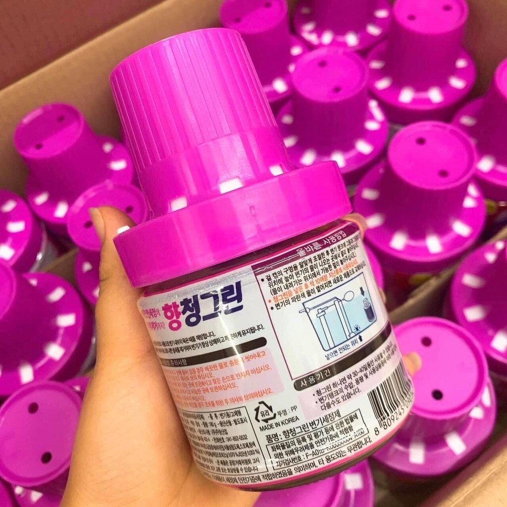 Lọ thả bồn cầu Hàn Quốc diệt khuẩn khử mùi lavender phiên bản mới