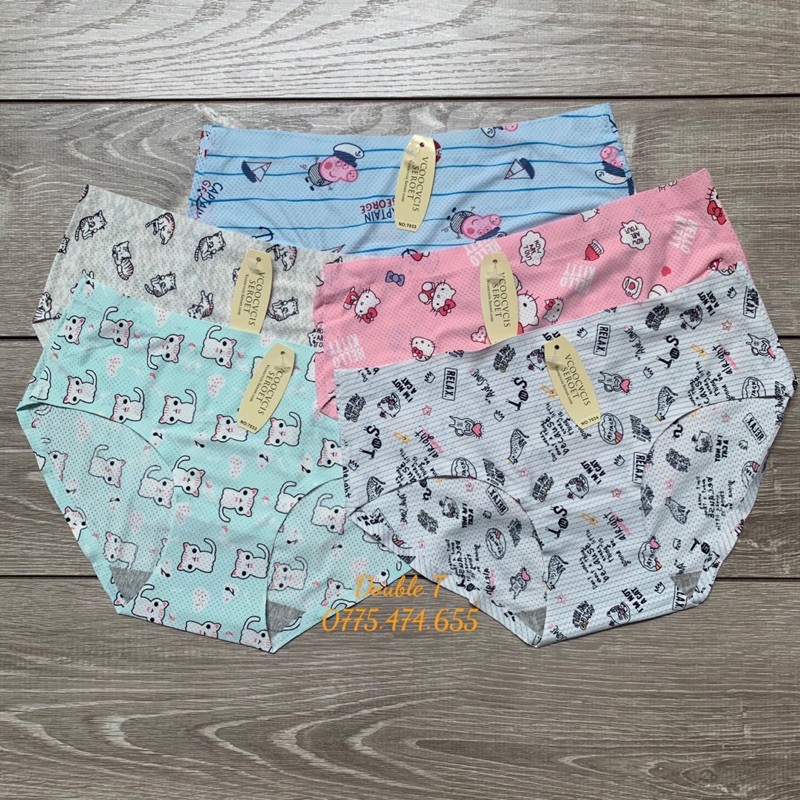 Quần lót su, thông hơi hoạt hình 40-70kg