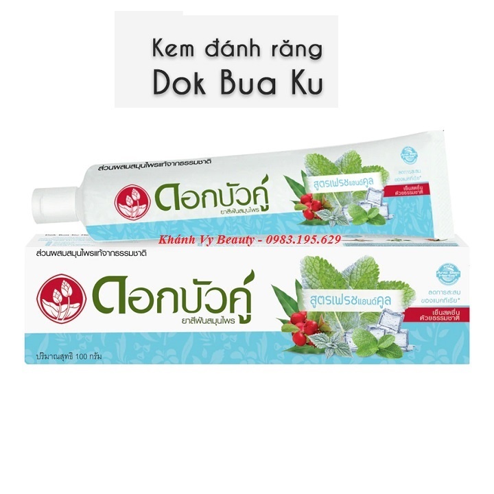 Kem Đánh Răng Thảo Dược Twin Lotus 150g - Thái Lan