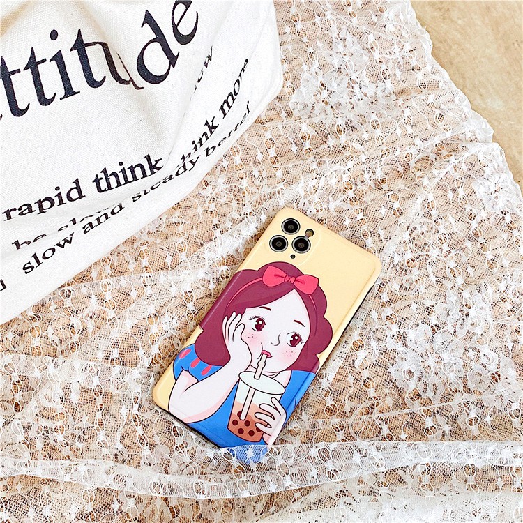 Ốp lưng iphone Trà Tuyết IMD dày dặn viền nổi 6/6plus/6s/6splus/7/7plus/8/8plus/x/xr/xs/11/12/13/pro/max/plus/promax | BigBuy360 - bigbuy360.vn