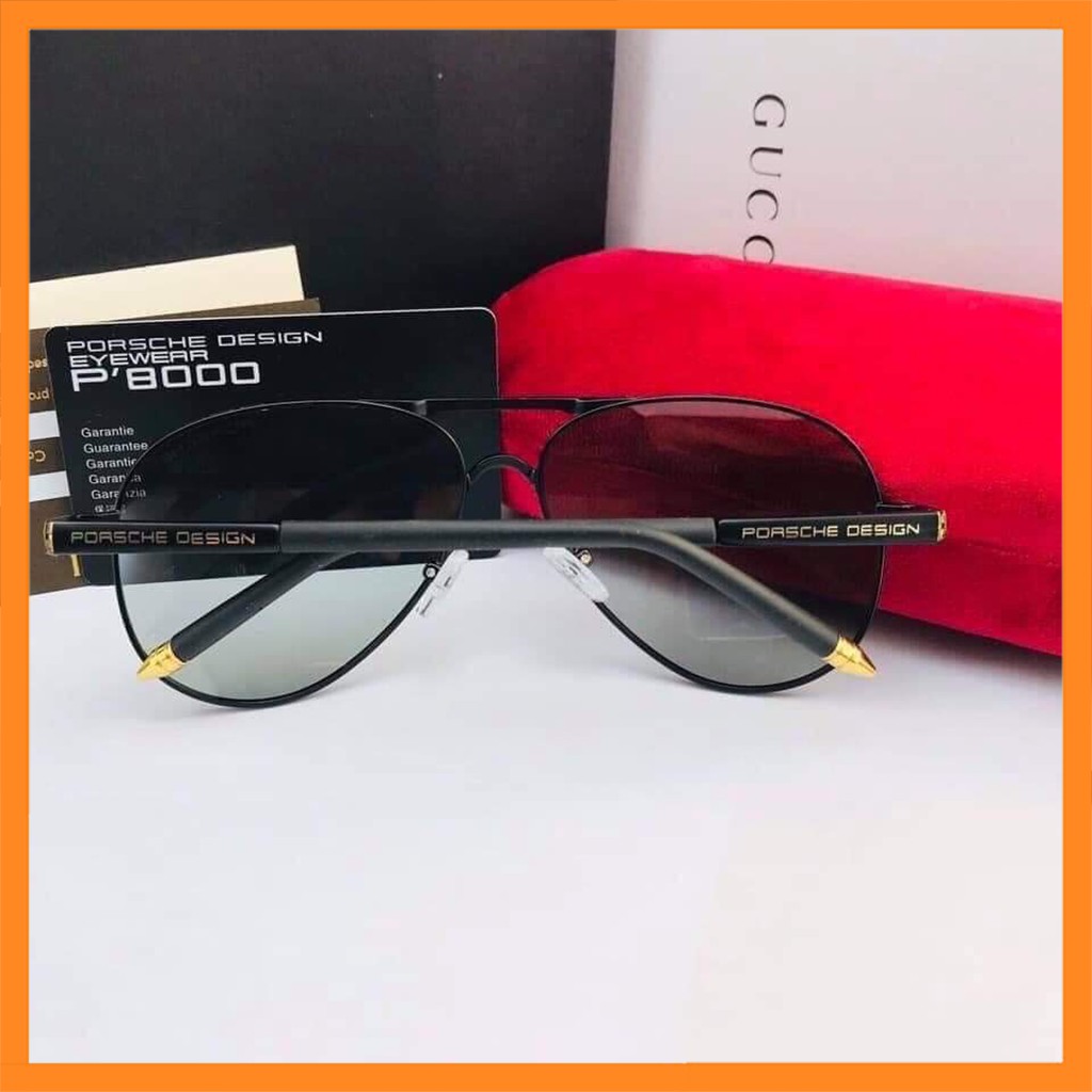 Kính Râm Nam Đổi Màu Ngày Đêm Mắt Kính Phân Cực Polarized K77 Chống Tia UV400 - Tặng Kèm Hộp Da Đựng Kính Khăn Lau