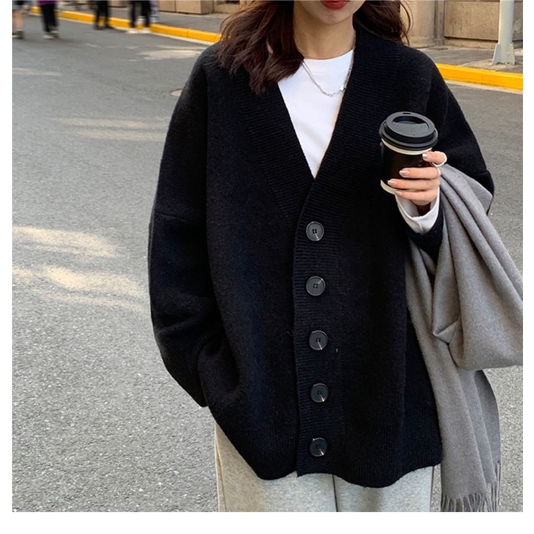 Áo khoác len cadigan bigsize order