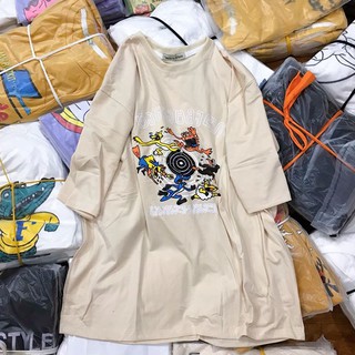 Áo thun Unisex form rộng_Freesize 70kg