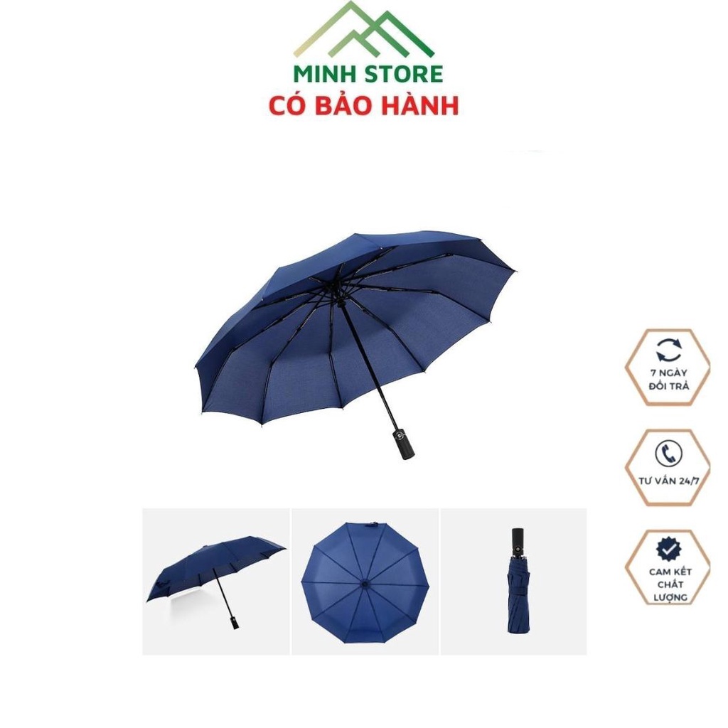Ô Dù Tự Động Gấp Gọn Chống Tia UV Che Mưa Nắng UMBRELLA, Ô Thông Minh Đóng Mở Bằng 1 nút bấm hàng cao cấp