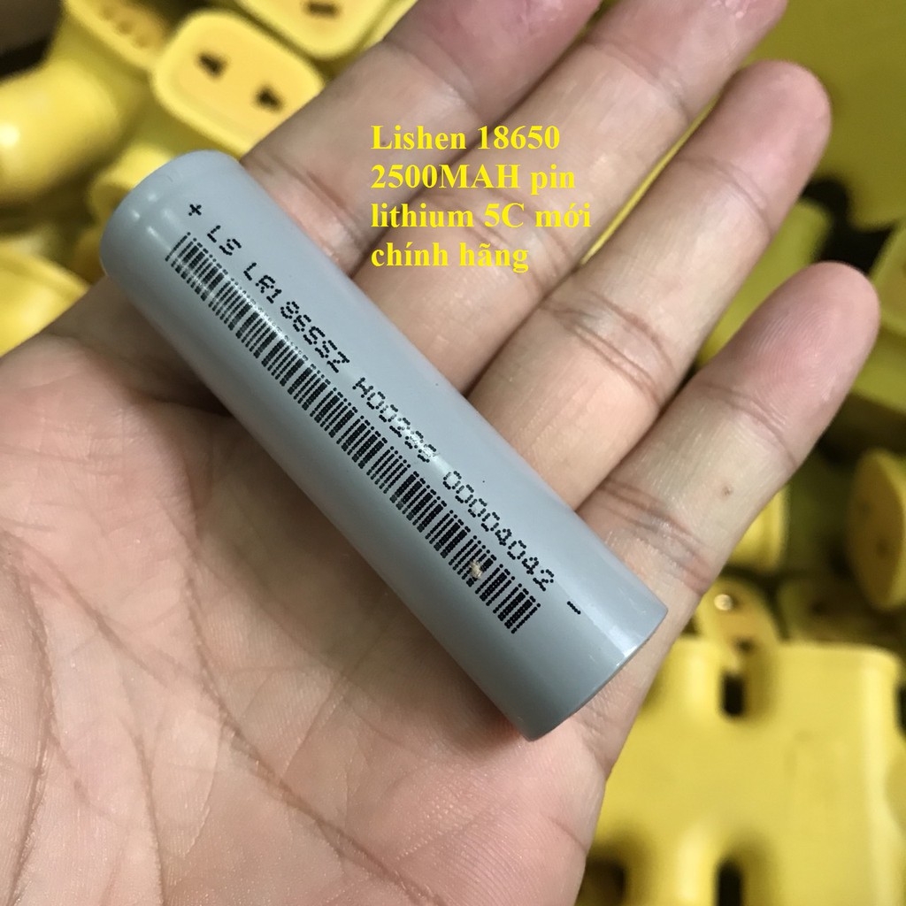 Lisen Xám Cell Pin 18650 Lishen 2600mah-5C (Xả 10A)