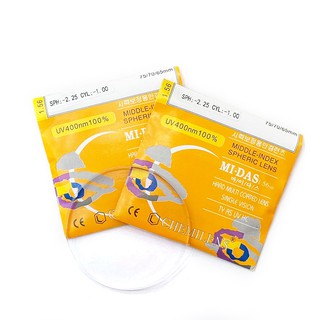 Tròng Kính Cận/Loạn Phản Quang - Chống UV 400 (Từ 0-6 độ)