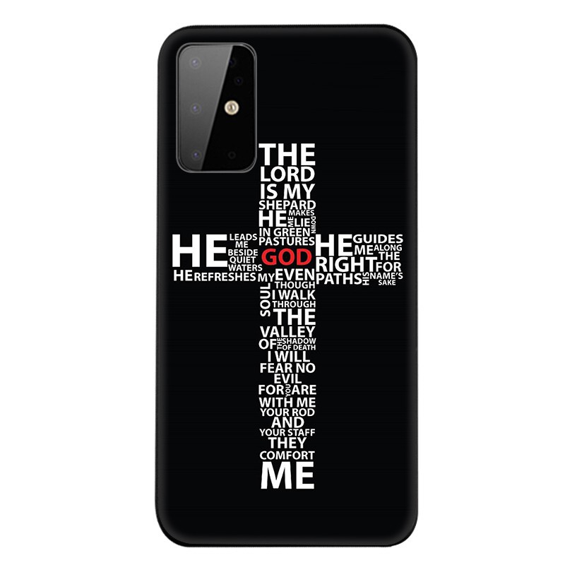 Samsung Galaxy S10 S9 S8 Plus S6 S7 Edge S10+ S9+ S8+ Casing Soft Case 9SF Bible Christ Christian mobile phone case