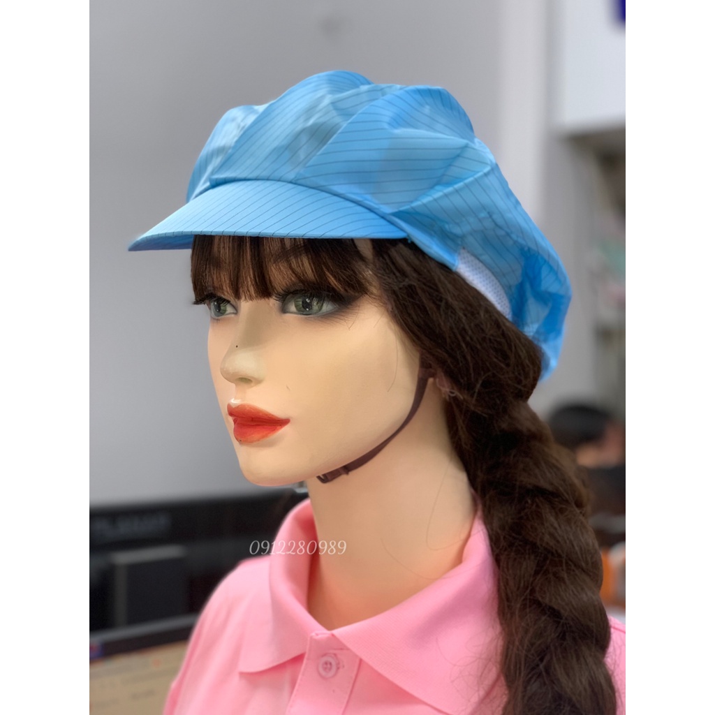 Nón Kết Phòng Sạch chống tĩnh điện - 100% HÌNH THẬT