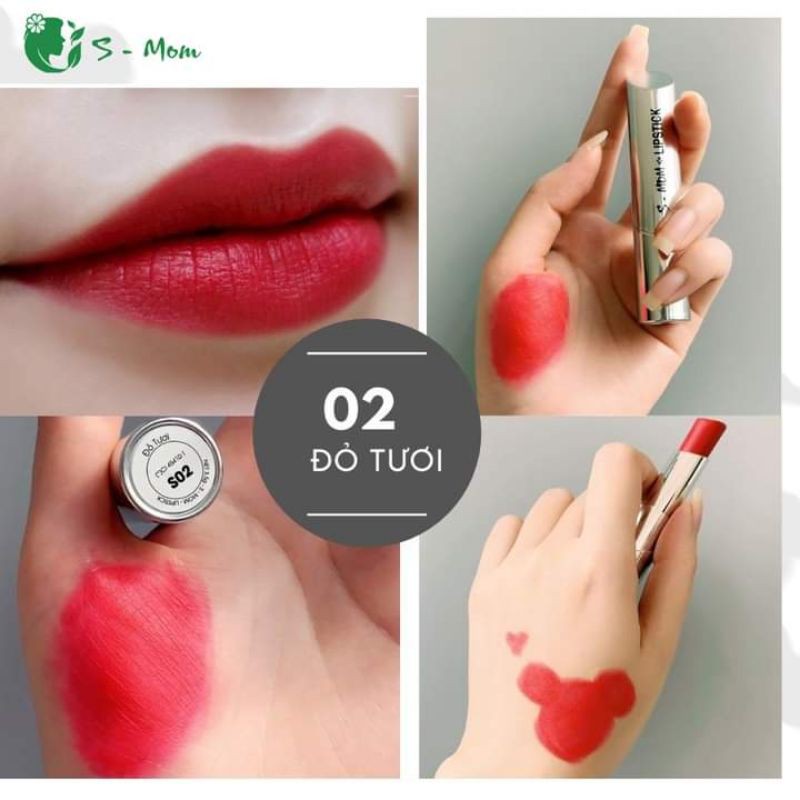 Son Lụa S.mom Son Không Chì Cho Mẹ Bầu