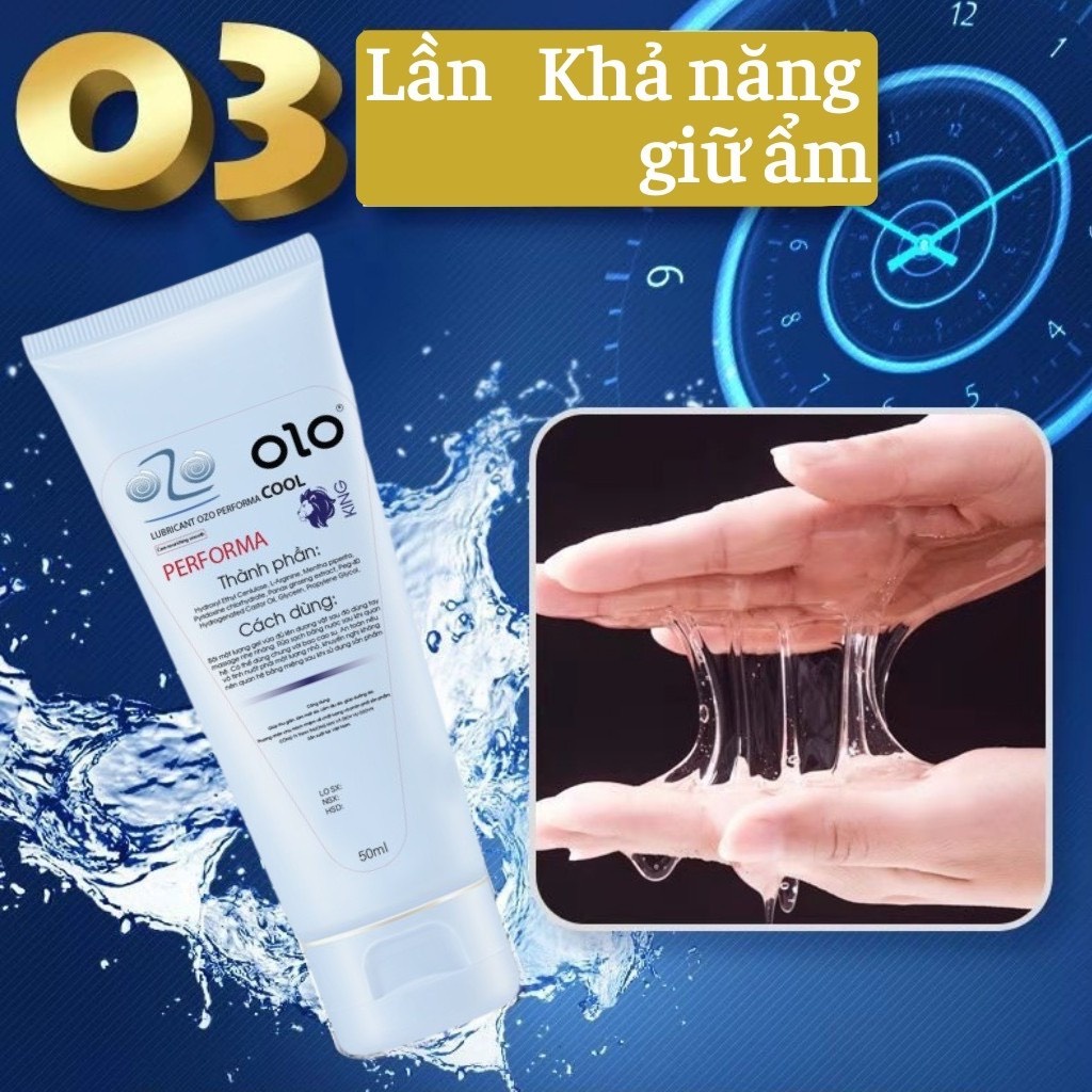 Gel bôi trơn Lubricant OZO performa cool - 50ml