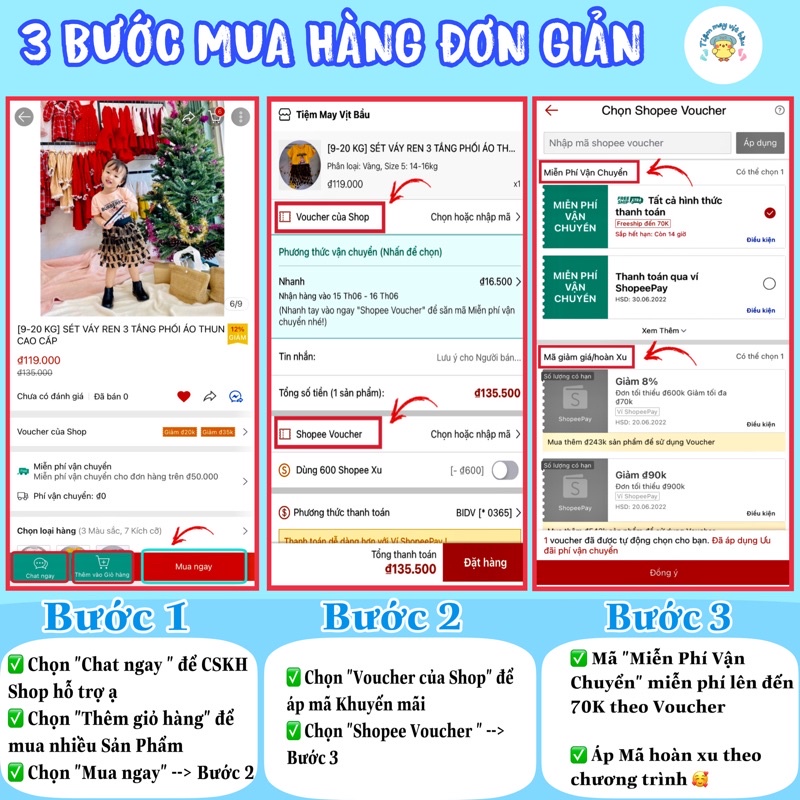 Váy Bé Gái Thiết Kế Chất Thô Cotton Xịn Shop  - Đầm Bé Gái Tiệm May Vịt Bầu Size 9 - 35KG