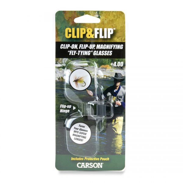 Kính lúp kẹp mắt kính Carson OD-14 Clip&amp;Flip 2x (Hãng Carson - Mỹ)