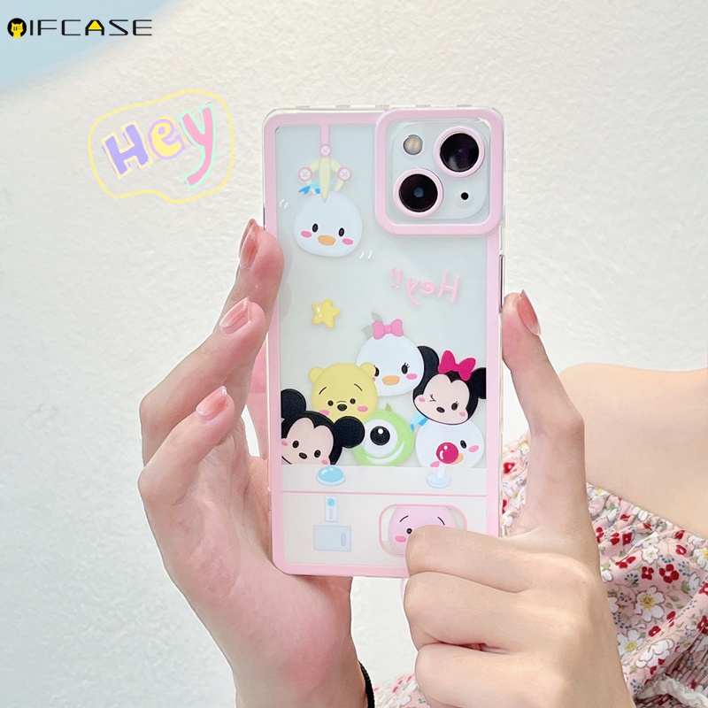 Ốp Điện Thoại TPU Mềm Trong Suốt Họa Tiết Hoạt Hình Cho iPhone 13 12 11 Pro Max XS Max XR X