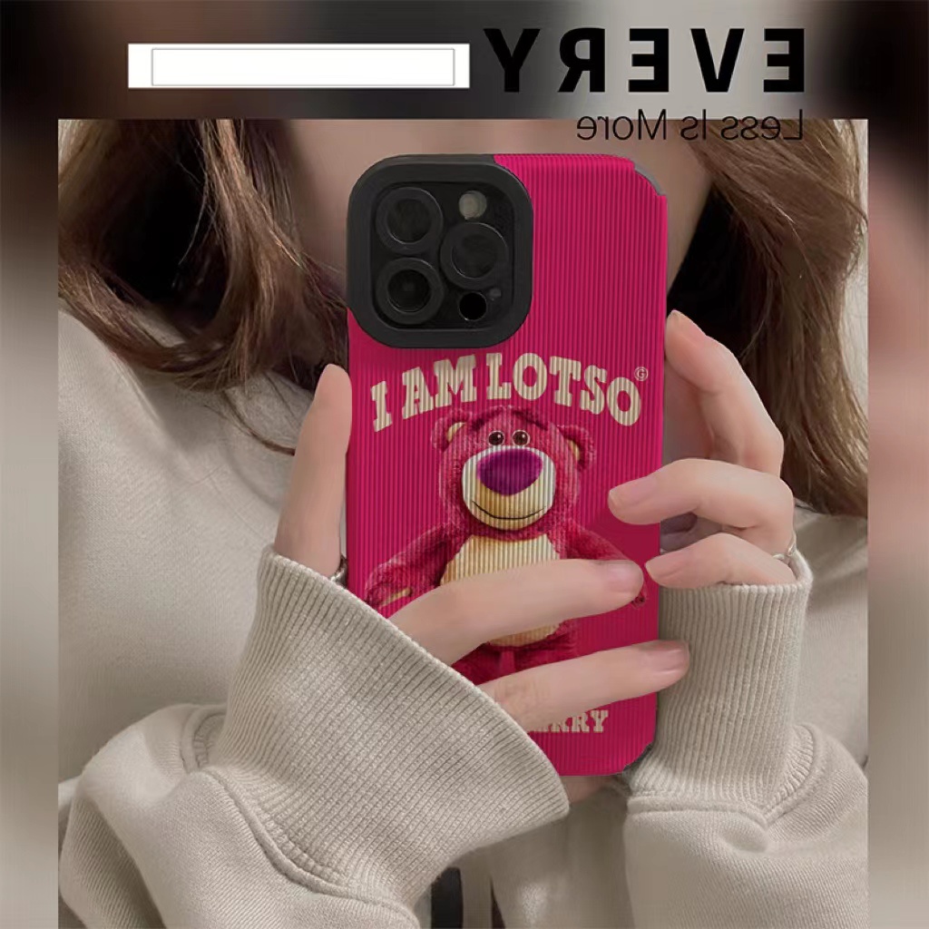 Ốp Điện Thoại Da In Hoạt Hình Gấu Toy Story Cho iphone 14 Pro Max i14 13 Pro Max i13 13pro 11 Pro Max i11 X XR Xs Max 7plus 8plus 12Pro 12 Pro Max