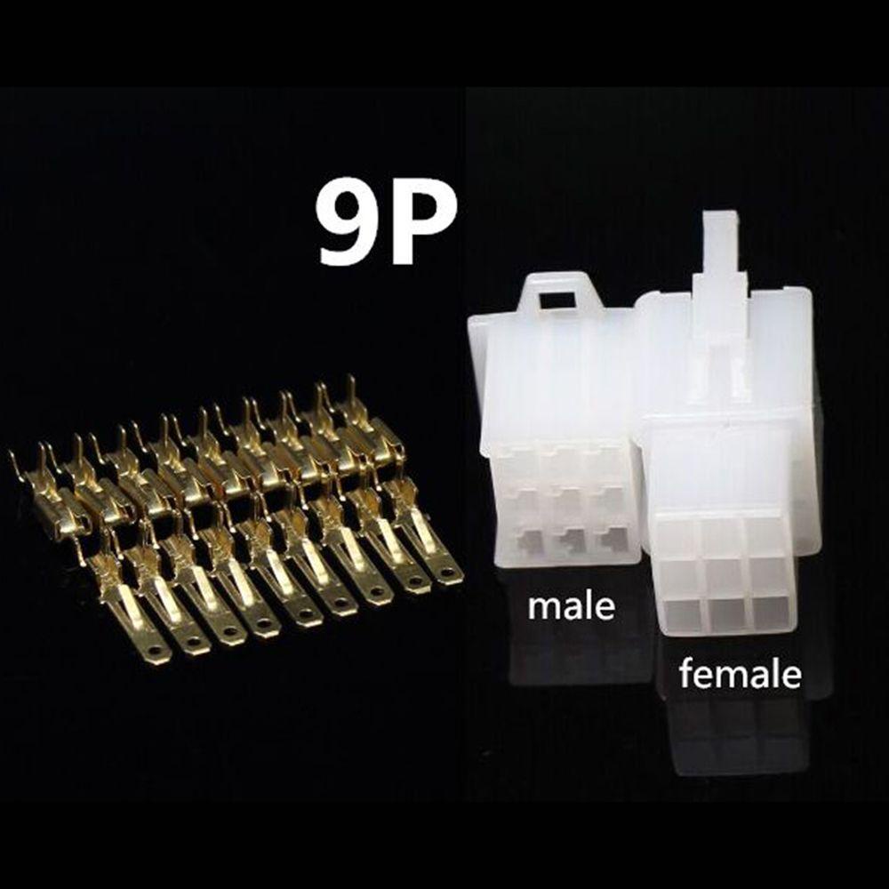 Dây Điện Kết Nối Nhanh 2 3 4 6 9 pin Male Female Cho Xe Máy / Xe Đạp