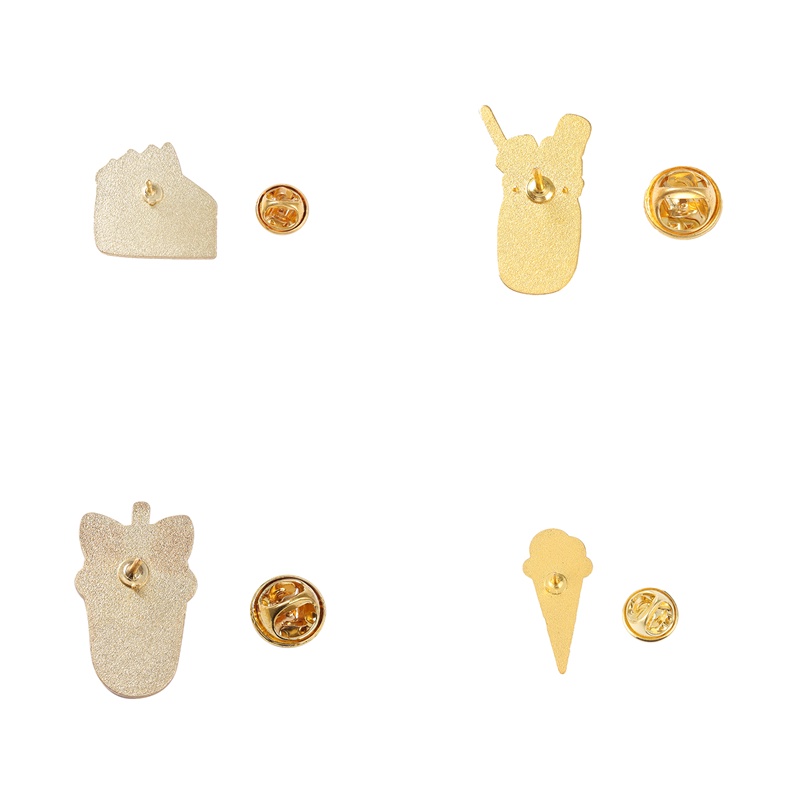 Ghim Cài Áo Trang Trí Hình Bánh Kem Tráng Men 27 Kiểu Mùa Hè Cho Bạn Bè