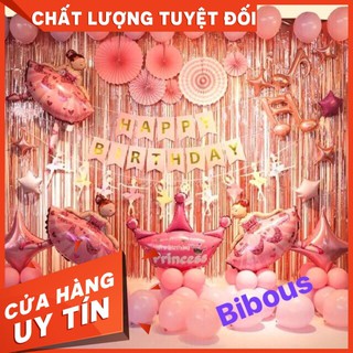 BỘ TRANG TRÍ SINH NHẬT CHO BÉ GÁI, BÓNG BAY CÔNG CHÚA GIÁ RẺ, PHỤ KIỆN SINH NHẬT, SET BÓNG SINH NHẬT GIÁ SỈ SIÊU RẺ