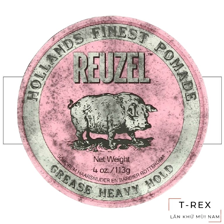 [Hàng Mới] Sáp Vuốt Tóc Reuzel Pink Ponmade 113GR