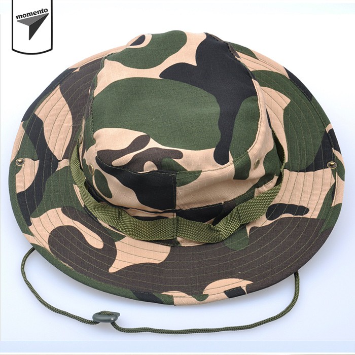 Nón Lính Rộng Vành Bucket Hat Camo