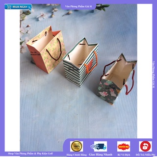 Túi giấy Dây Xách A6: 15x13.3x7.5cm - CAO CẤP [ GIÁ SẬP SÀN ]