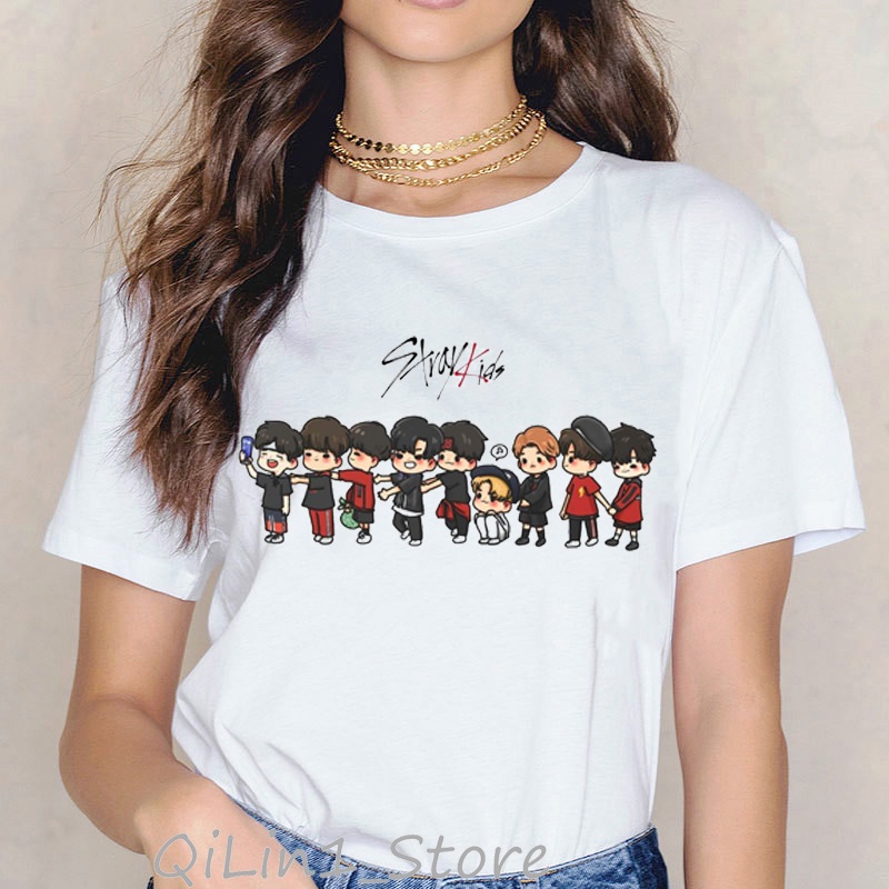 Ropa mujer Áo Thun ulzzang Hàn Quốc 2021 stray kids Cho Nữ