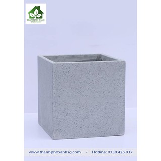 Chậu đá mài vuông 25cm