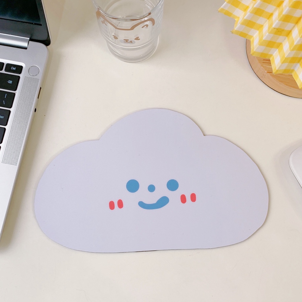 Mouse pad lót chuột hình đám mây (mẫu mới) chống thấm nước