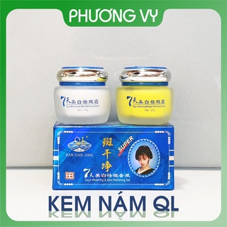 [SIÊU SALE] COMBO ngày đêm QL, chuyên làm mờ nám, tàn nhang và dưỡng trắng da, kem nám, mỹ phẩm QL