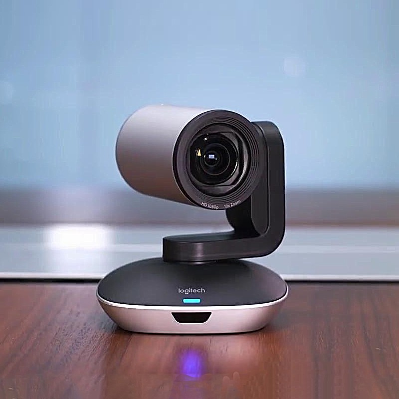 Webcam họp hội thảo trực tuyến cao cấp, fullHD 1080, zoom 10x, điều khiển từ xa | Logitech PTZ Pro 2